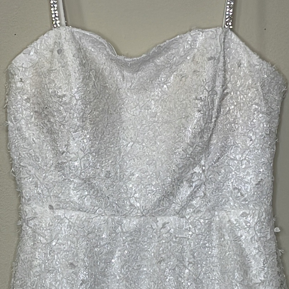 Aqua Lace Midi Dress Women's - Picture 3 of 10